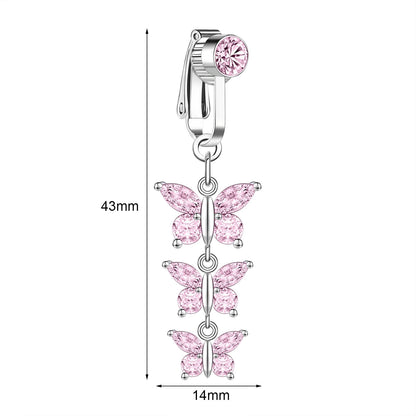 Clip-On Belly Button Piercing