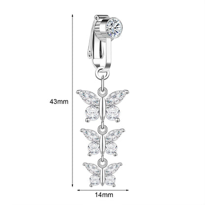 Clip-On Belly Button Piercing