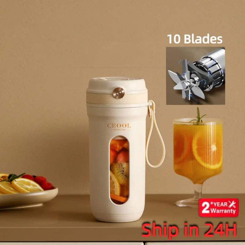 10 Blade Electric Portable Blender