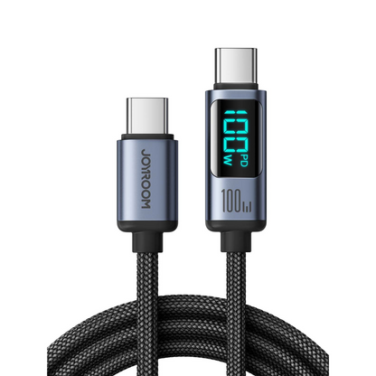 Braided USB Charger/Data Cable with Display