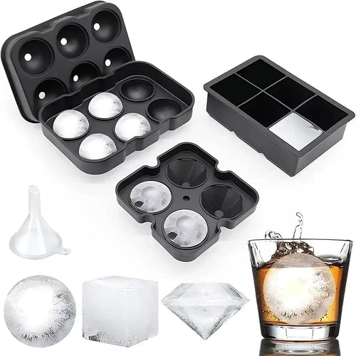 Silicone Ice Ball Mold Tray