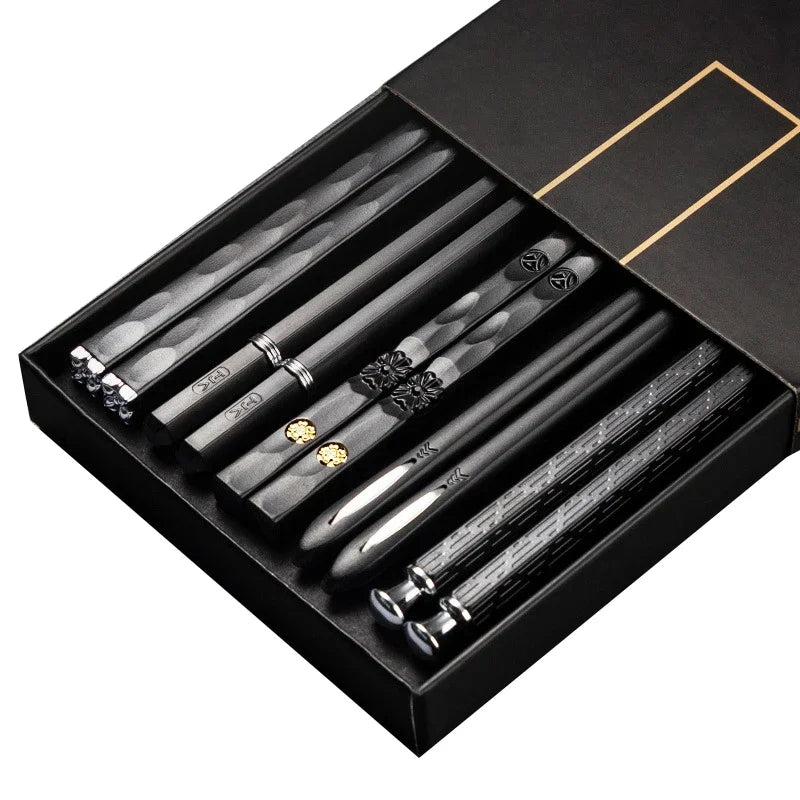 High Quality Japanese Non-Slip Chopsticks (5 Pairs)