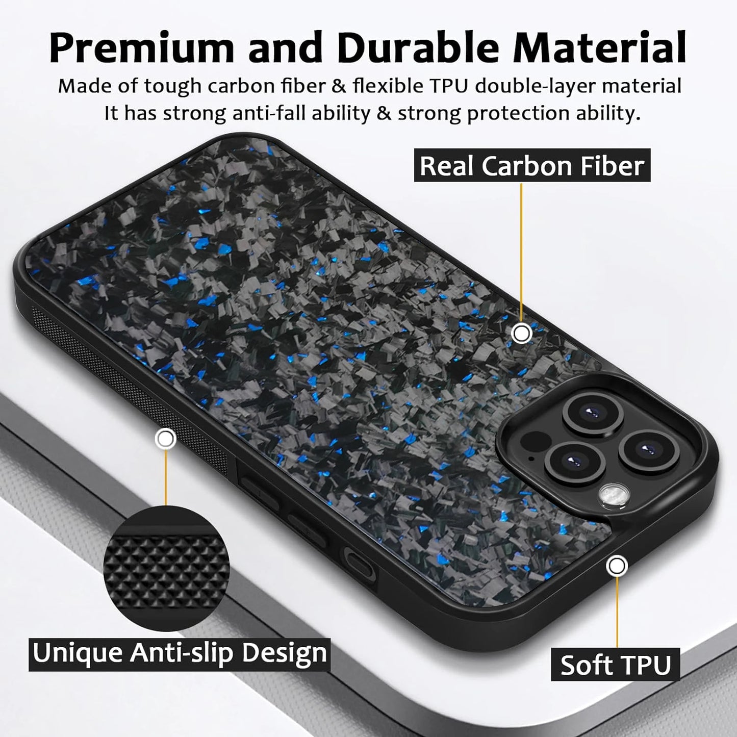Forged Carbon Fiber Phone Case