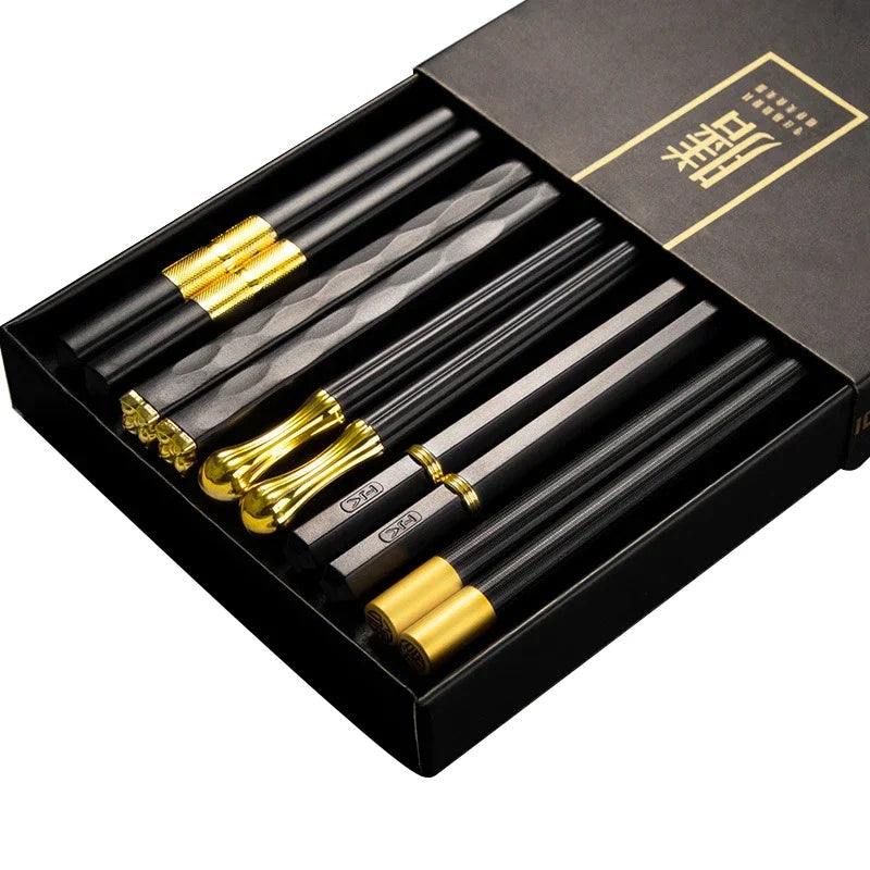 High Quality Japanese Non-Slip Chopsticks (5 Pairs)