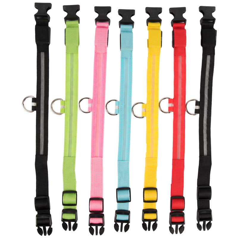 LED Glowing Dog Collars - Rechargeable
