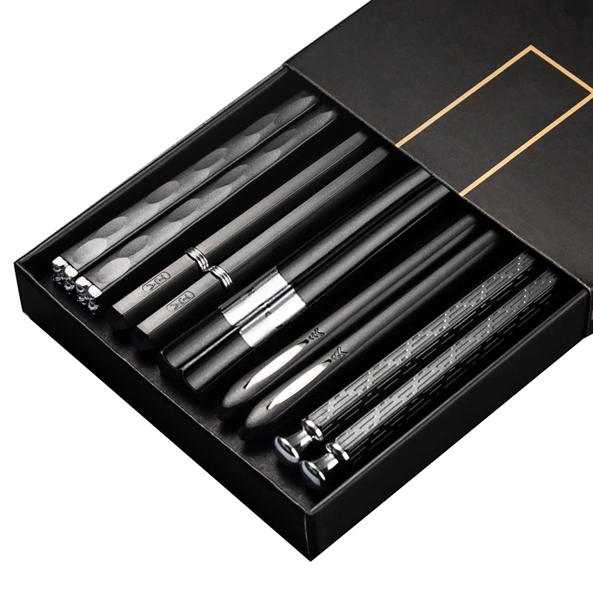 High Quality Japanese Non-Slip Chopsticks (5 Pairs)
