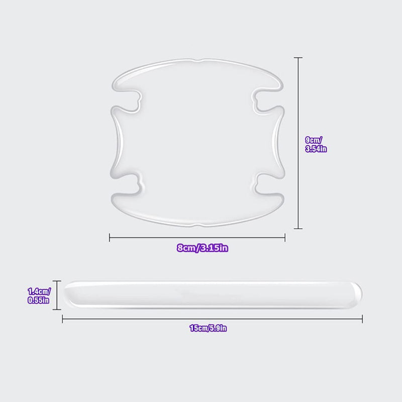 Car Door Handle Protective Stickers