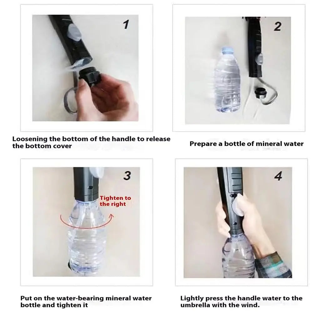 Portable Umbrella with Fan & Misting