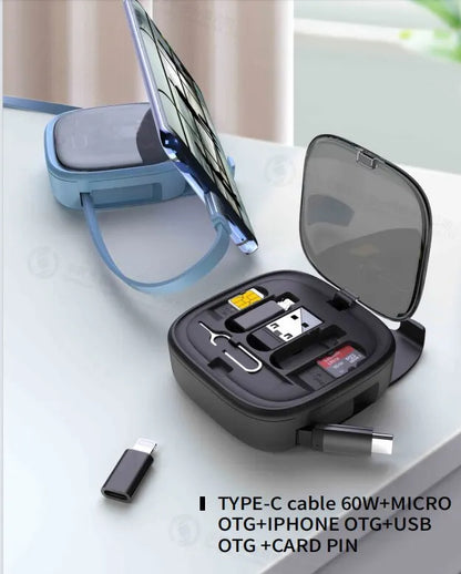 Multifunctional Cable and Storage Box