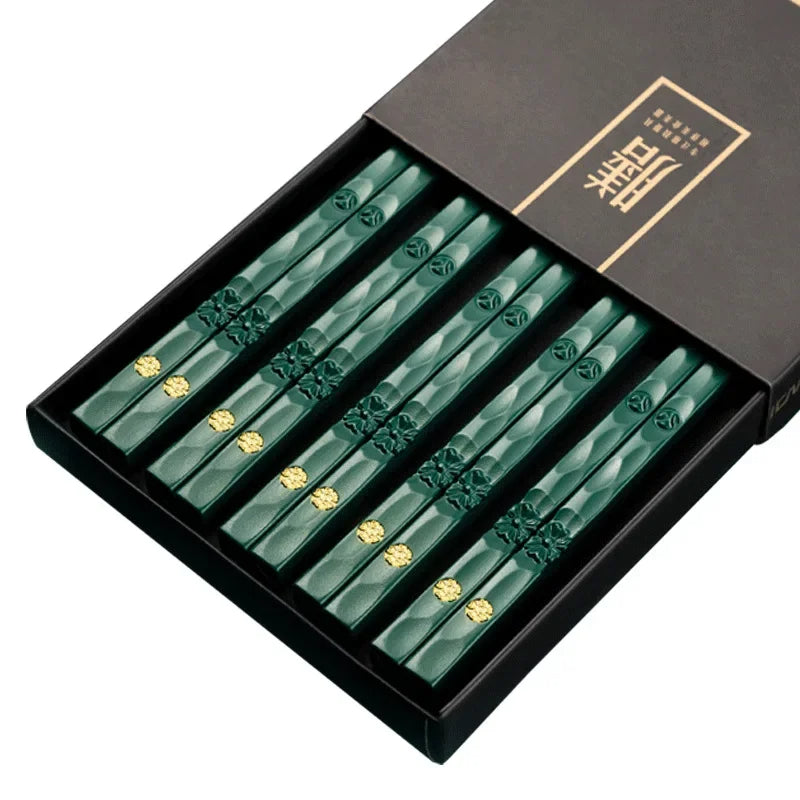 High Quality Japanese Non-Slip Chopsticks (5 Pairs)