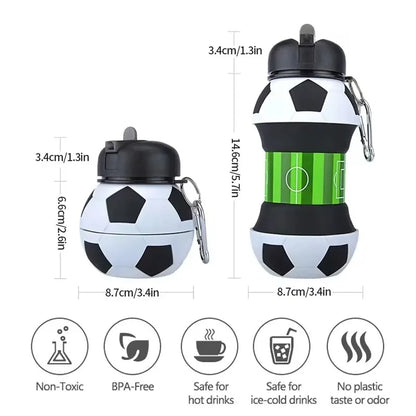 Foldable Sports Ball Bottle